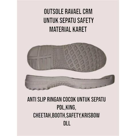 jual sol sepatu safety sol segala macam sepatu safety outsole