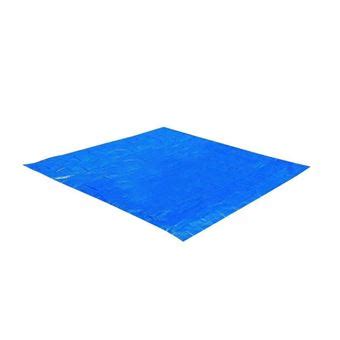 Tapis De Protection Pour Piscine Support PVC Bleu 396x396 Cm