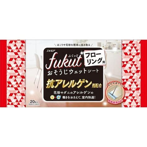 エルモア Fukut おそうじシート フローリング用 20枚 24入 4971633170827 おむつ専門店 ヤフーショップ