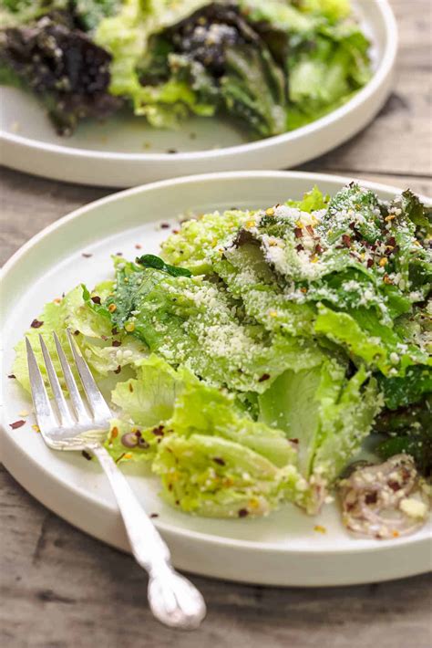 Lemon Parmesan Lettuce Salad Recipe Easy Healthy Meal Ideas