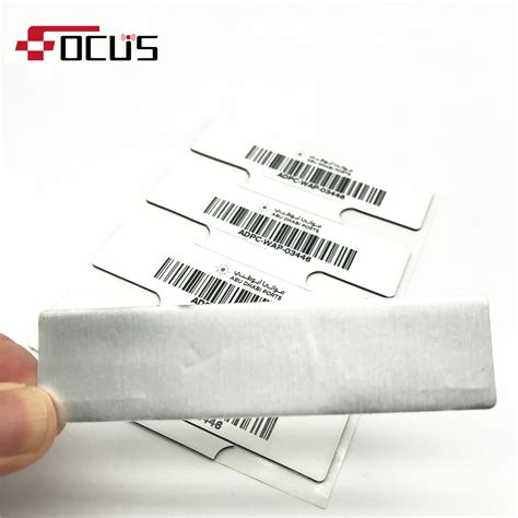 Mhz Uhf Printable Rfid Flexible Anti Metal Tag With Adhesive