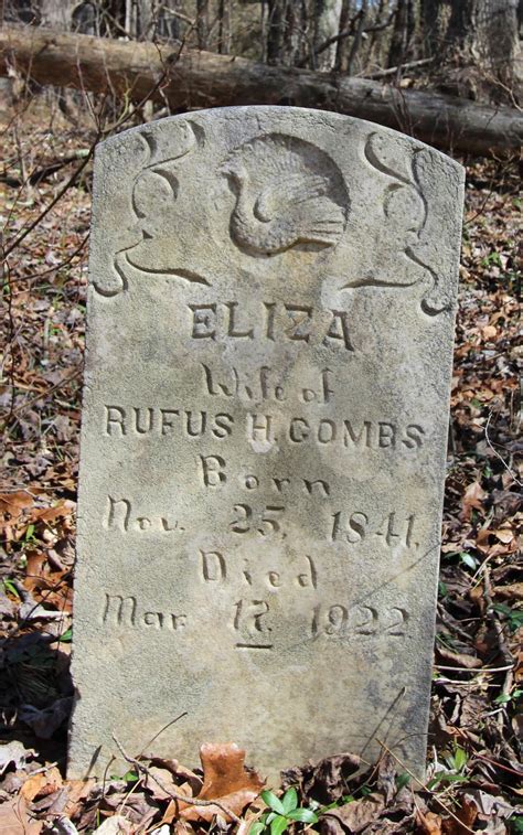 Elizabeth Eliza Smith Combs M Morial Find A Grave