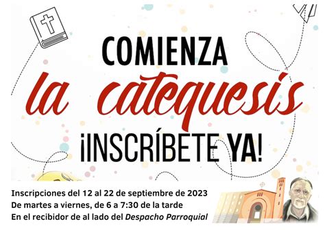 2023 2024 Inscripción a la Catequesis Infantil Parroquia San Vicente