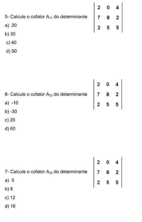 Calcule As Matrizes Brainly Br