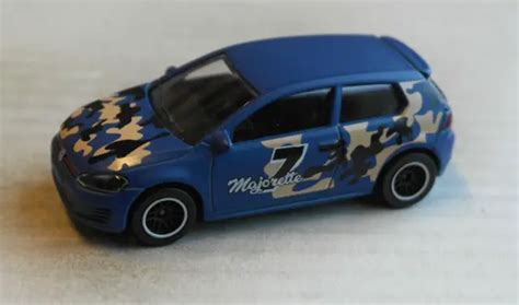 Majorette Edizione Limitata Vw Volkswagen Golf Vii Gti Blu Opaco