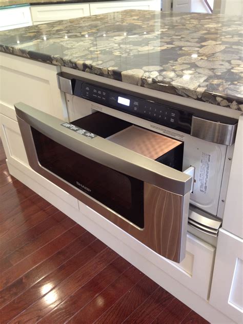 Drawer Microwave In Kitchen Island This Would Be Great In My Island Then I Could Get A Dou