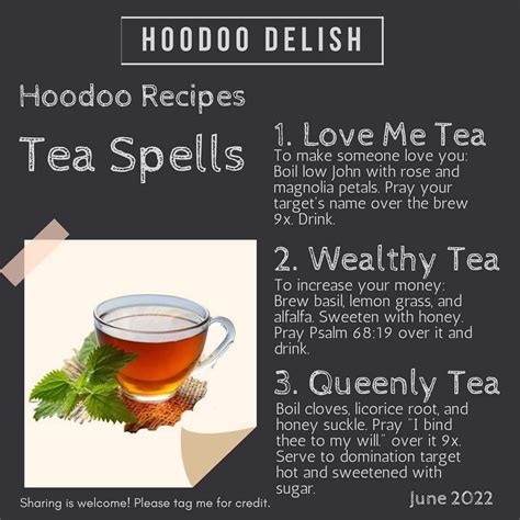 Pin By Maria Arellano On Hoodoo Magic In 2024 Wicca Recipes Hoodoo Healing Tea