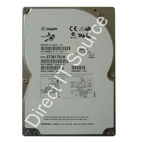 Seagate St Lw Gb K Pin Ultra Scsi Mb Cache Hard Drive