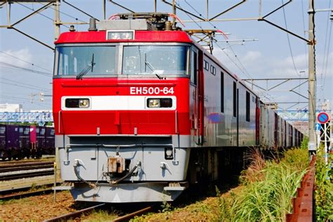 Jr貨物eh500形電気機関車 Eh500 64 宮城野原駅 鉄道フォト・写真 By ちゃぽんさん レイルラボraillab