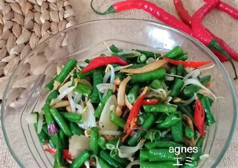 Resep Tumis Kacang Panjang Tauge Oleh Agnes Cookpad