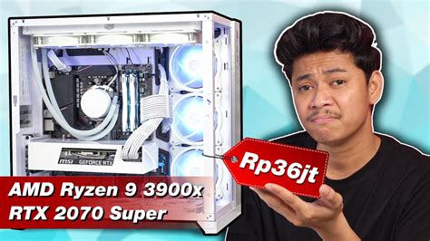 Rakit Pc Idaman Serba Putih Amd Ryzen X Rtx Super Youtube