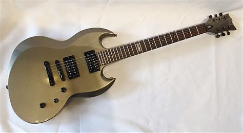 Esp Ltd Viper 100 Metallic Silver W Hardshell Case Reverb