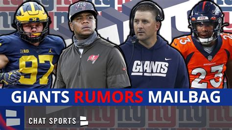 Giants Rumors Qanda Joe Judge Replacements Giants Trade Targets Ft Kyle Fuller Nfl Draft