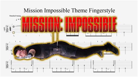 Mission Impossible Theme Fingerstyle Tabs Guitar Pro 8 Youtube