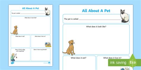 Printable Identifying And Mmatching Pet Animals Worksheet For