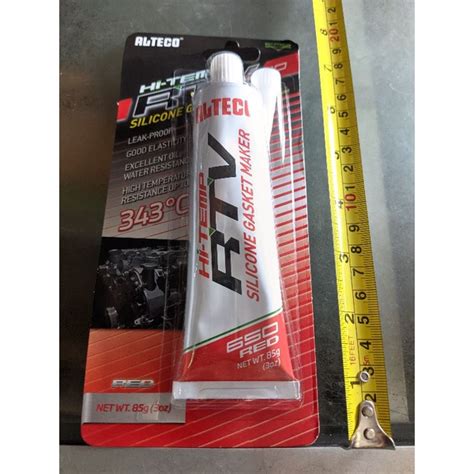 Jual Lem Paking Gasket Tahan Panas Hi Temp RTV ALTECO Silicone Grey 85g