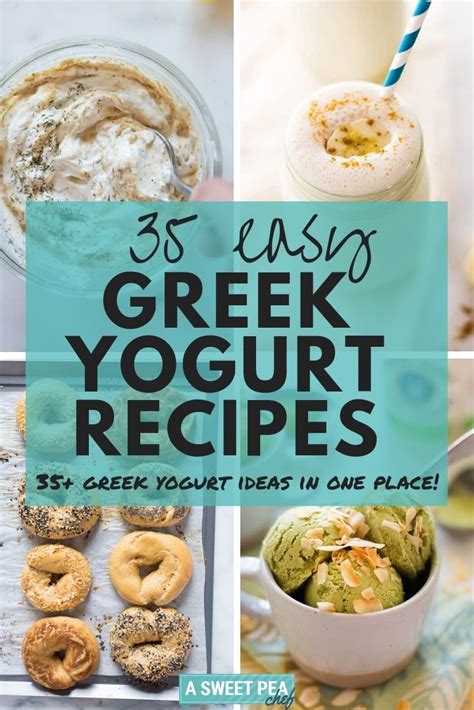 35+ Easy Greek Yogurt Recipes • A Sweet Pea Chef