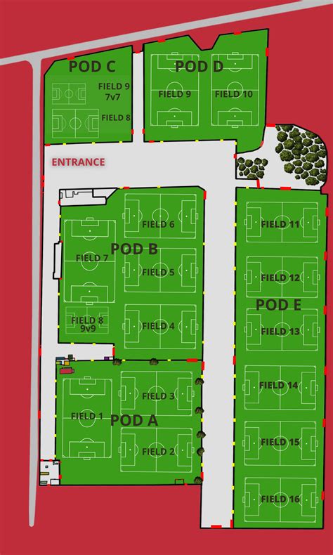 Legacy Field Layout - Davis Legacy Soccer Club