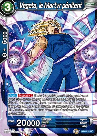 BT6 033 UC Vegeta le Martyr pénitent DBSCards fr