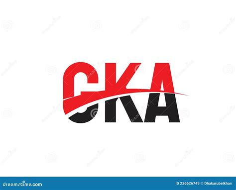 GKA Letter Initial Logo Design Vector Illustration Stock Vector ...