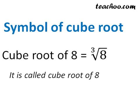 What Is Cube Root Definition With Examples Teachoo Cube Root