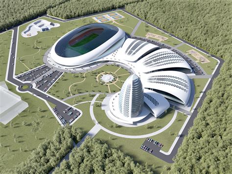 Multifunctional Sports Complex In Krasnodar Concept Behance