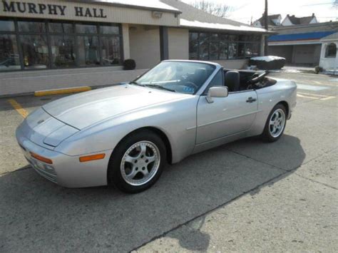 1991 Porsche 944 S 25810 Miles Silver CONVERTIBLE 4 5 Speed Manual ...