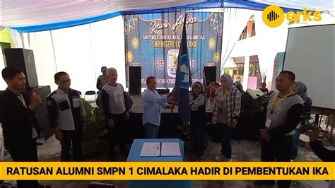 Ratusan Alumni Smpn 1 Cimalaka Hadir Di Pembentukan Ika Youtube