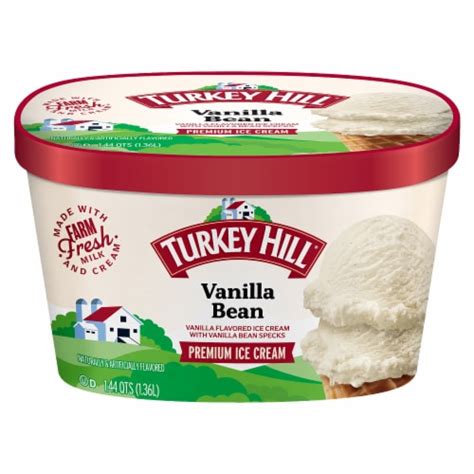 Turkey Hill Vanilla Bean Ice Cream Tub 46 Oz Kroger