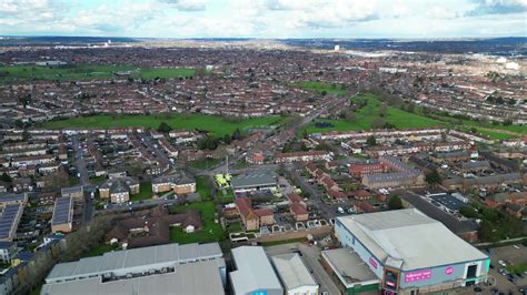 Aerial View Of Central Dagenham London City Of England United Kingdom