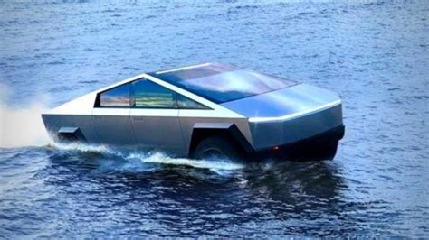 Elon Musk says the Cybertruck will turn into a Tesla Cyberboat