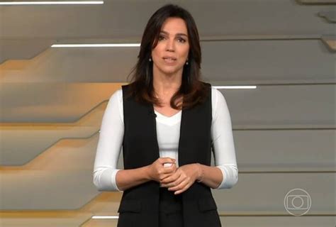 Ana Paula Araújo encerra o Bom Dia Brasil abalada a morte de Léa