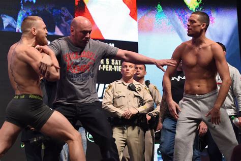 Ufc Weigh In Conor Mcgregor And Nate Diaz Mirror Online