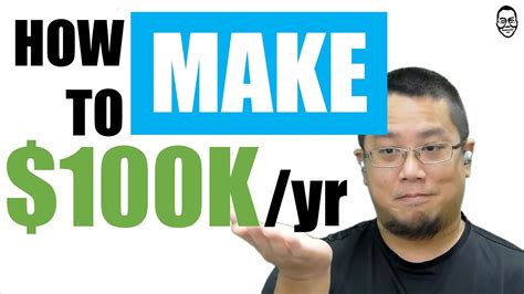 How To Make 100k A Year Youtube