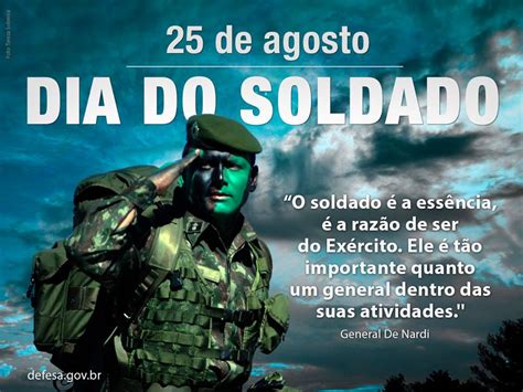 25 De Agosto Dia Do Soldado Brasil Cultura Gambaran