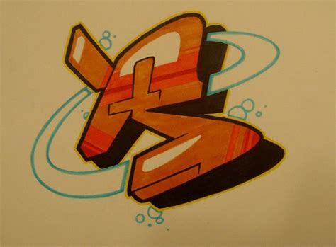 Graffiti alphabet: Battle Graffiti R - Graffiti Alphabet Letter R