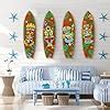 Amazon Blulu Pcs Tiki Surfboard Wall Hanging Sign Surfboard