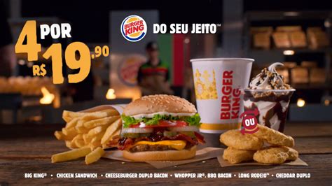 Super Combo Burger King Lança Combo De 4 Por R1990 Gkpb Geek