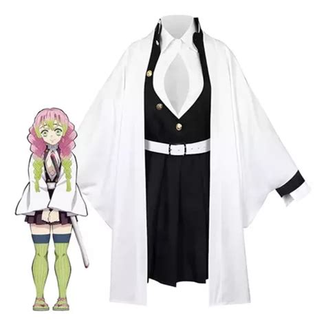 Demon Slayer Mitsuri Kanroji Cosplay Disfraz Anime Traje Kit Cuotas