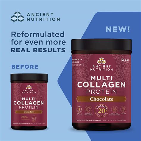 Collagen Powder Protein By Ancient Nutrition Multi Collagen Chocolate Protein Powder 40