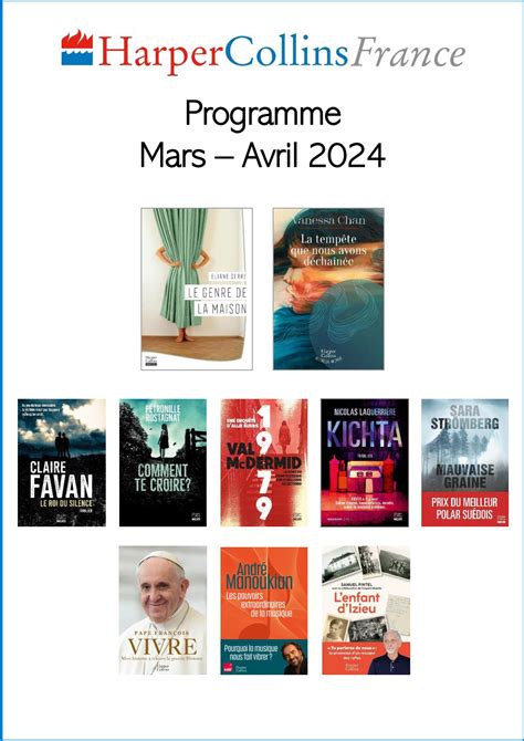 Calaméo Programme Mars Avril 2024 HarperCollins