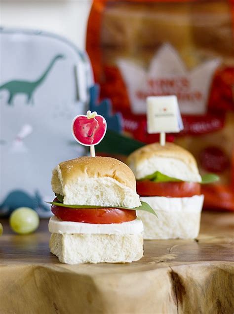 Simple Mini Caprese Sandwiches