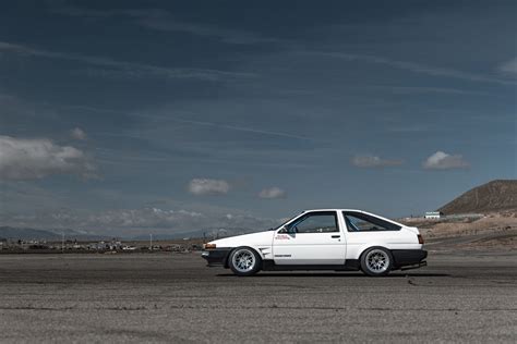 1986 Toyota Trueno Motegi Mf414 Tsubaki Polished Wheel Pros