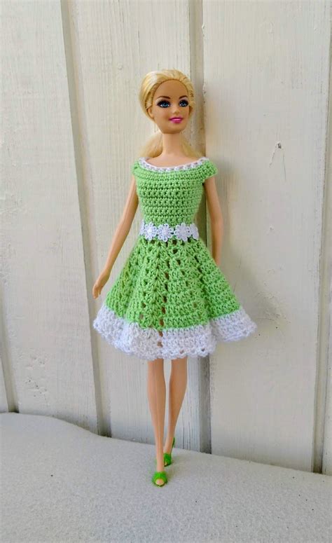 Barbie Clothes Barbie Crochet Dress For Barbie Doll Crochet Doll