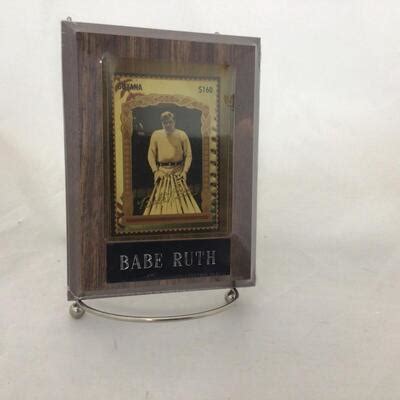 Baseball Babe Ruth Cards On Plaques Estatesales Org