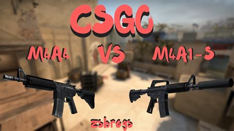 M4A4 Vs M4A1 S Which Is Better In CSGO Comparison Counter Strike