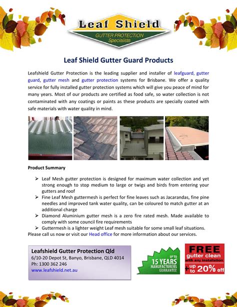 Leaf Shield Gutter Guard Products by Leaf Shield - Issuu