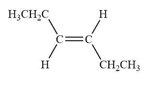 Draw the compound trans-3-hexene. | Homework.Study.com