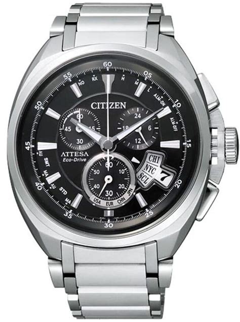 Citizen Eco Drive Attesa Titanium Global Radio Duratect Chrono Sapphire