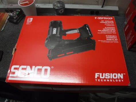 NEW Senco Fusion F 35FRHXP Plastic Strip Cordless Framing Nailer